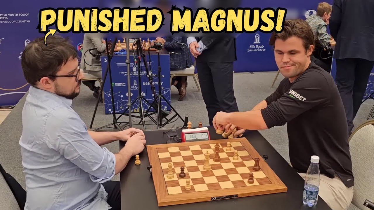 When Magnus Carlsen Made an Early Mistake and Got Punished by MVL