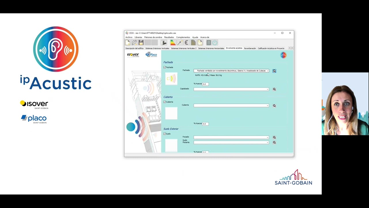 ipAcustic: herramienta para comprobación del DB HR y calificación acústica del edificio