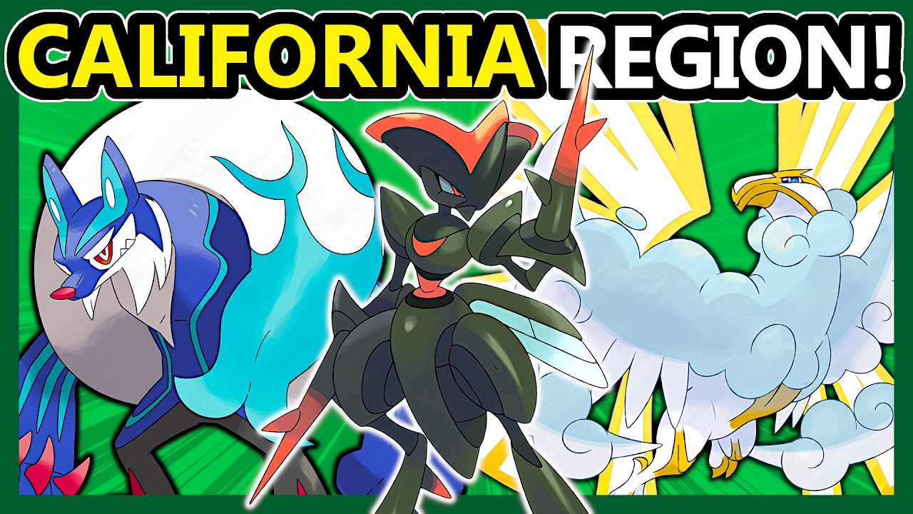 What if Pokemon Gen 10 was set in CALIFORNIA?