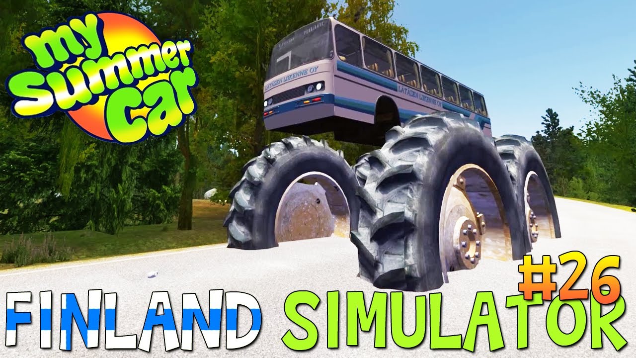 My Summer Car Mods - MONSTER BUS! MONSTER FERNDALE! MSTuner Mod - My Summer Car Gameplay