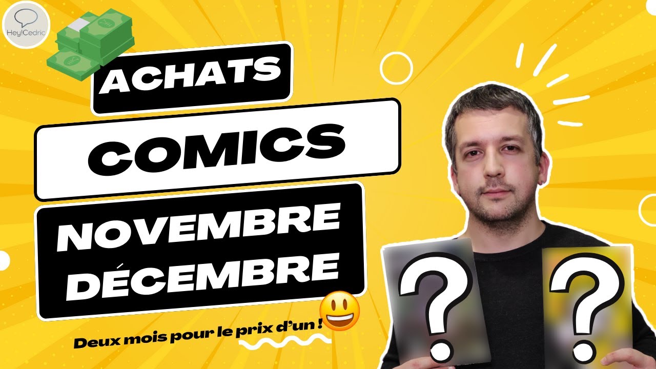 Achats comics de novembre/décembre : pas mal d'indés, beaucoup d'Urban Comics, un 