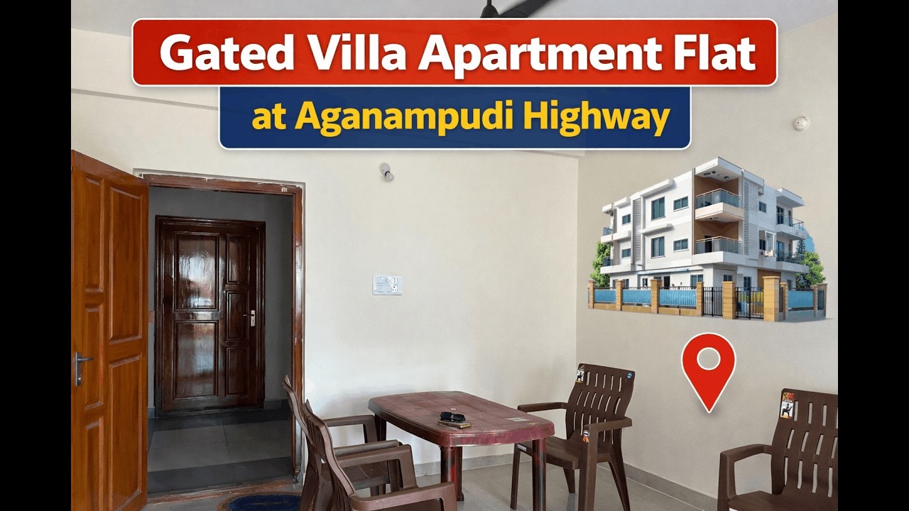 aganampudi gated community 1350 sq ft flat