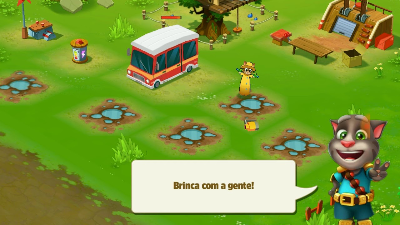 Talking Tom Camp - Parte 2 - Level 11 a 14 (Jogo/Game)