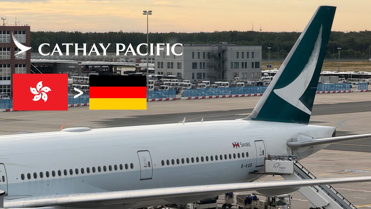 Cathay Pacific B777-300ER ECONOMY Class | Hong Kong 🇭🇰 to Frankfurt 🇩🇪 | CX289 Trip Report