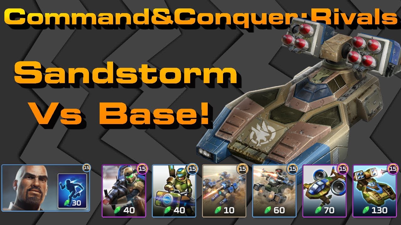 C&C Rivals: Sandstorm vs Base!