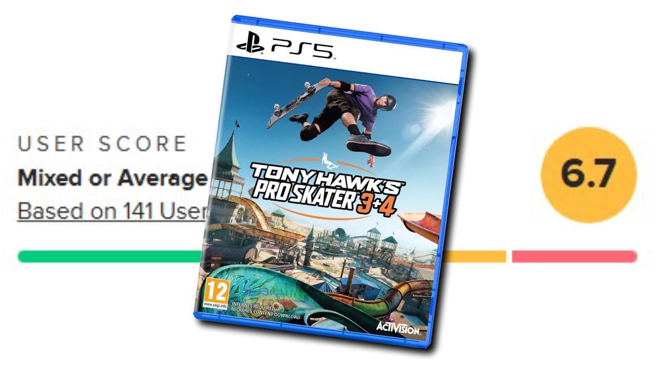 TONY HAWK'S PRO SKATER 3 + 4 NENÍ POCTIVÝ REMAKE