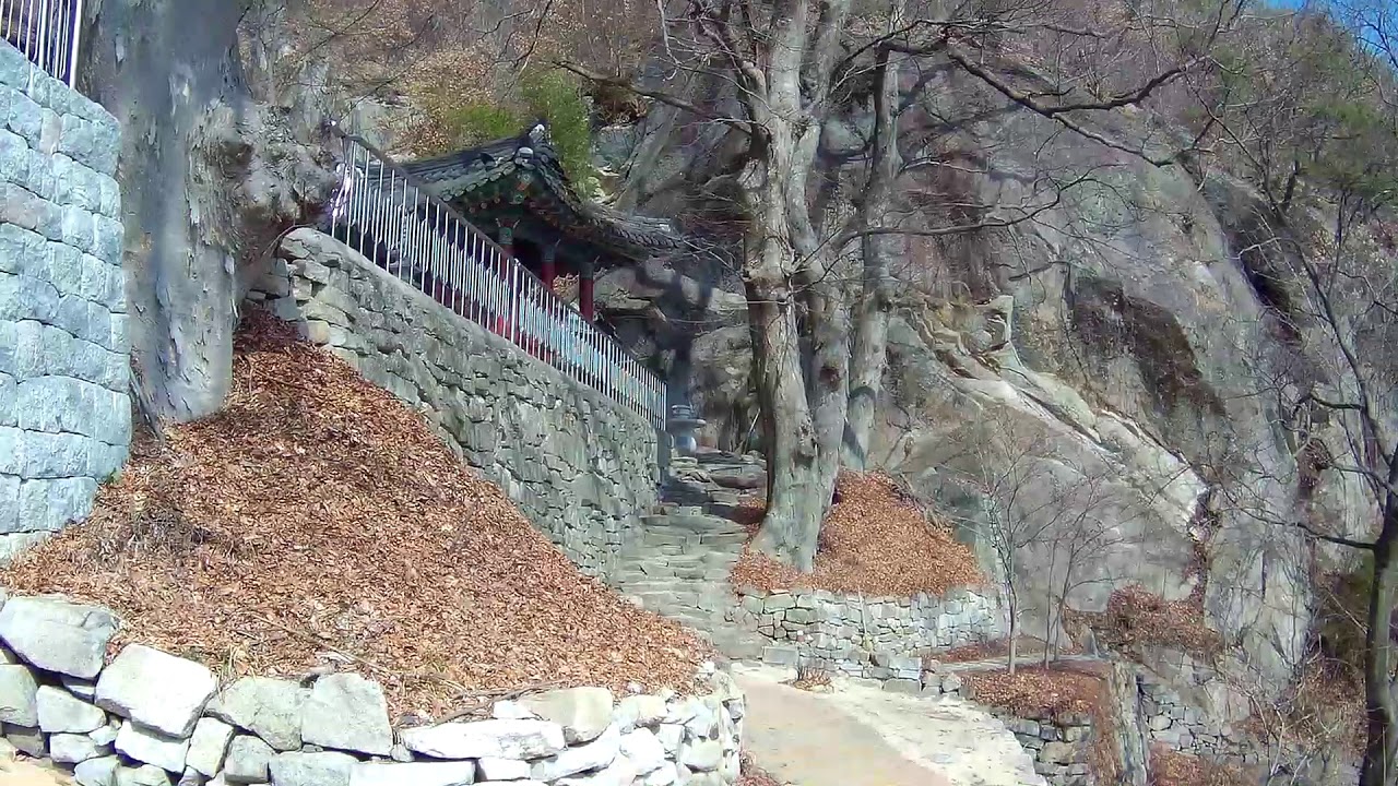 익산 미륵산 사자암