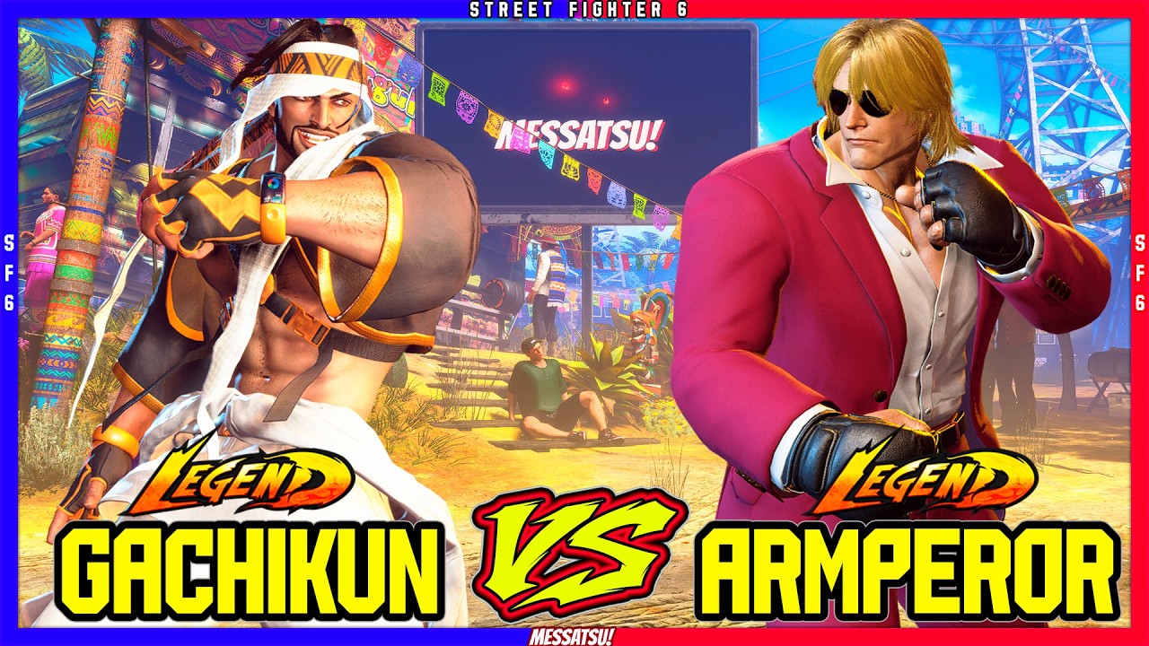 SF6 Gachikun (Rashid) VS Armperor (Ken)💥Messatsu!💥スト6💥Street fighter 6