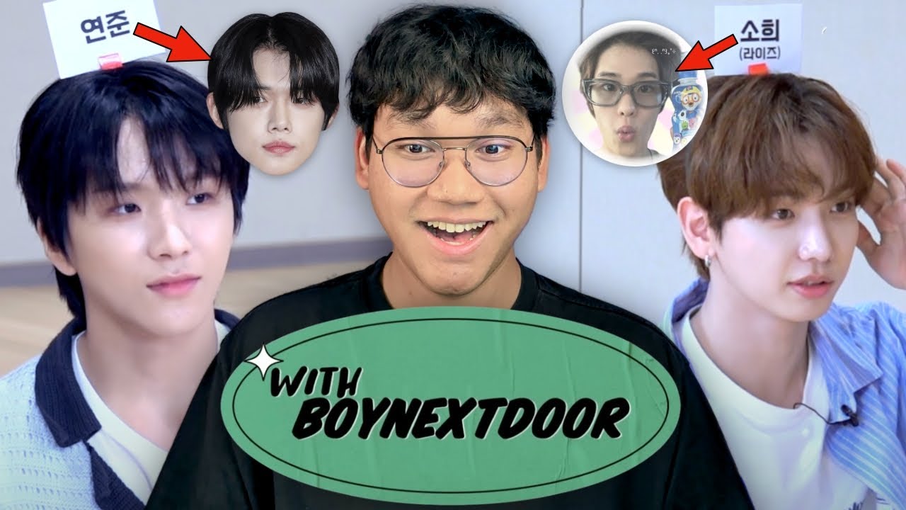 [REACTION] WITH BOYNEXTDOOR Playing Mystery Object Game & 'Who Am I?' Game (Using Only Korean)