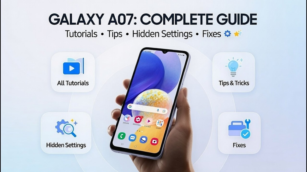SAMSUNG Galaxy A07 – All Tips, Tricks, Hidden Settings & Fixes