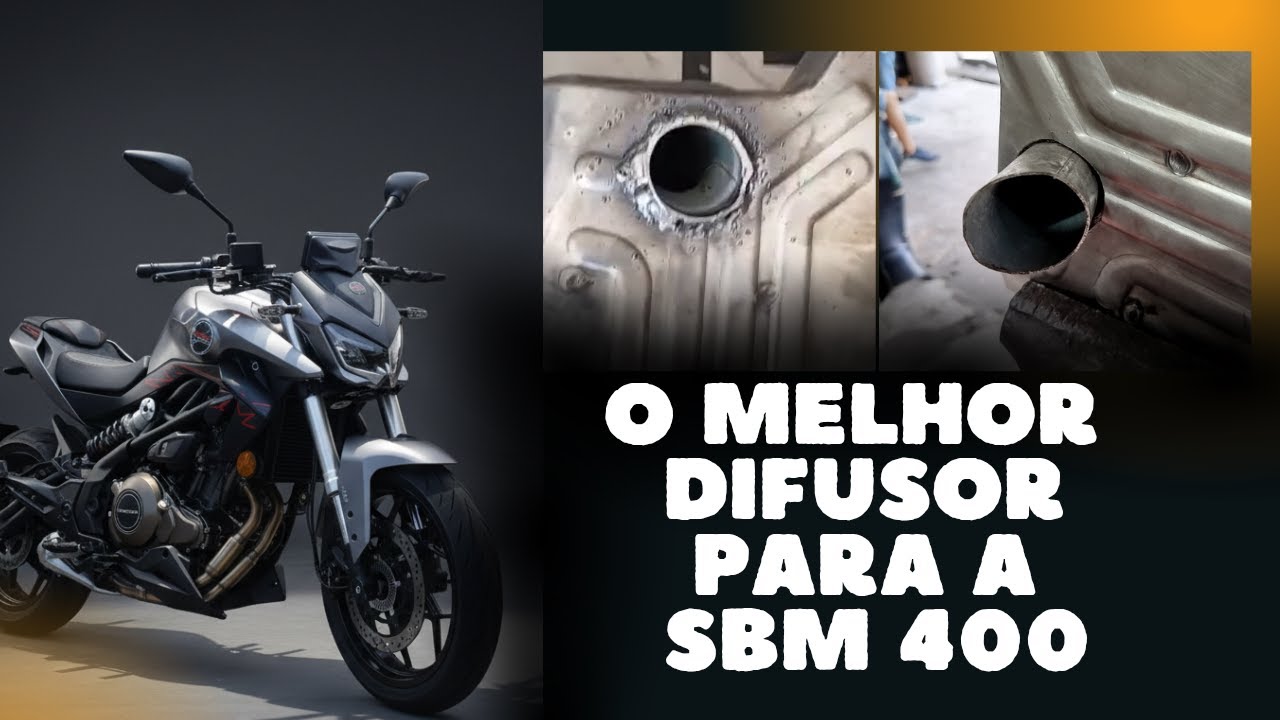 SBM 400 (SRK 400 ) COM DIFUSOR DEFINITIVO SEM PERDA DE POTENCIA E COM RONCO PERFEITO