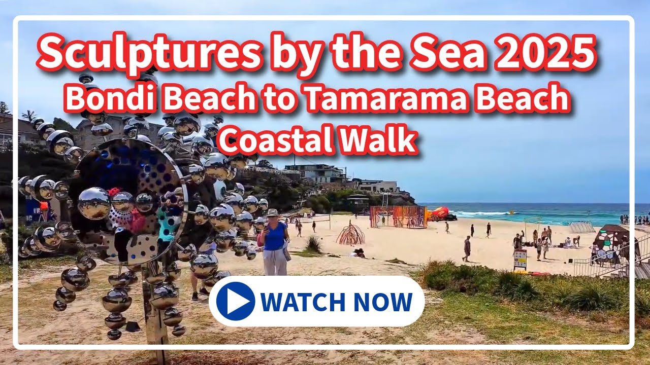 Sculptures by the Sea Bondi to Tamarama Beach 2025 - Winner takes $70K in prize - 4K