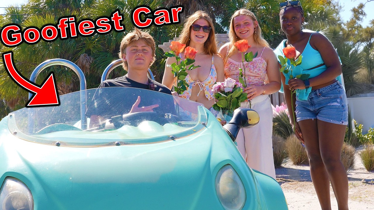 Delivering Roses In The Most Embarrassing Car!