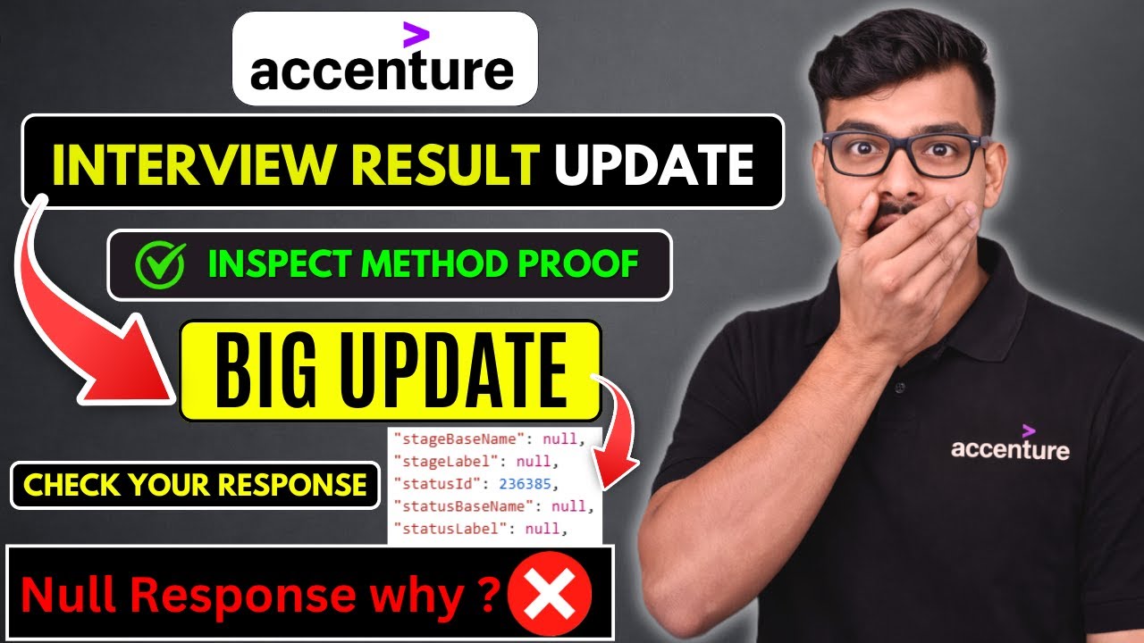 🔴 LIVE | Accenture interview result | accenture interview 2026 I accenture update | accenture null