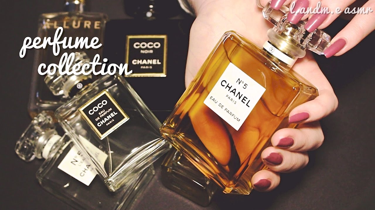 ASMR 💆 || Perfume Collection (LOTS of tapping on glass) || 35MINS || no talking 🤐 ||
