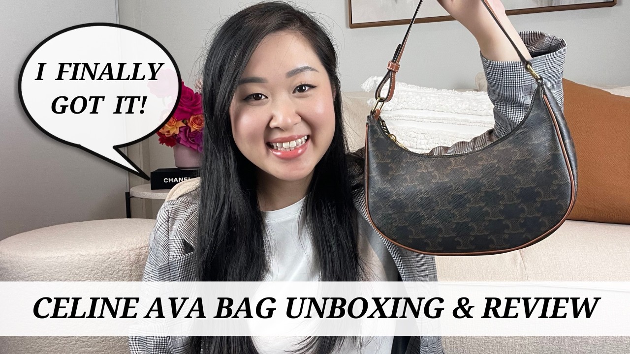 CELINE AVA BAG UNBOXING | TRIOMPHE CANVAS | The Purse Affair Pre-Loved Luxury Handbag