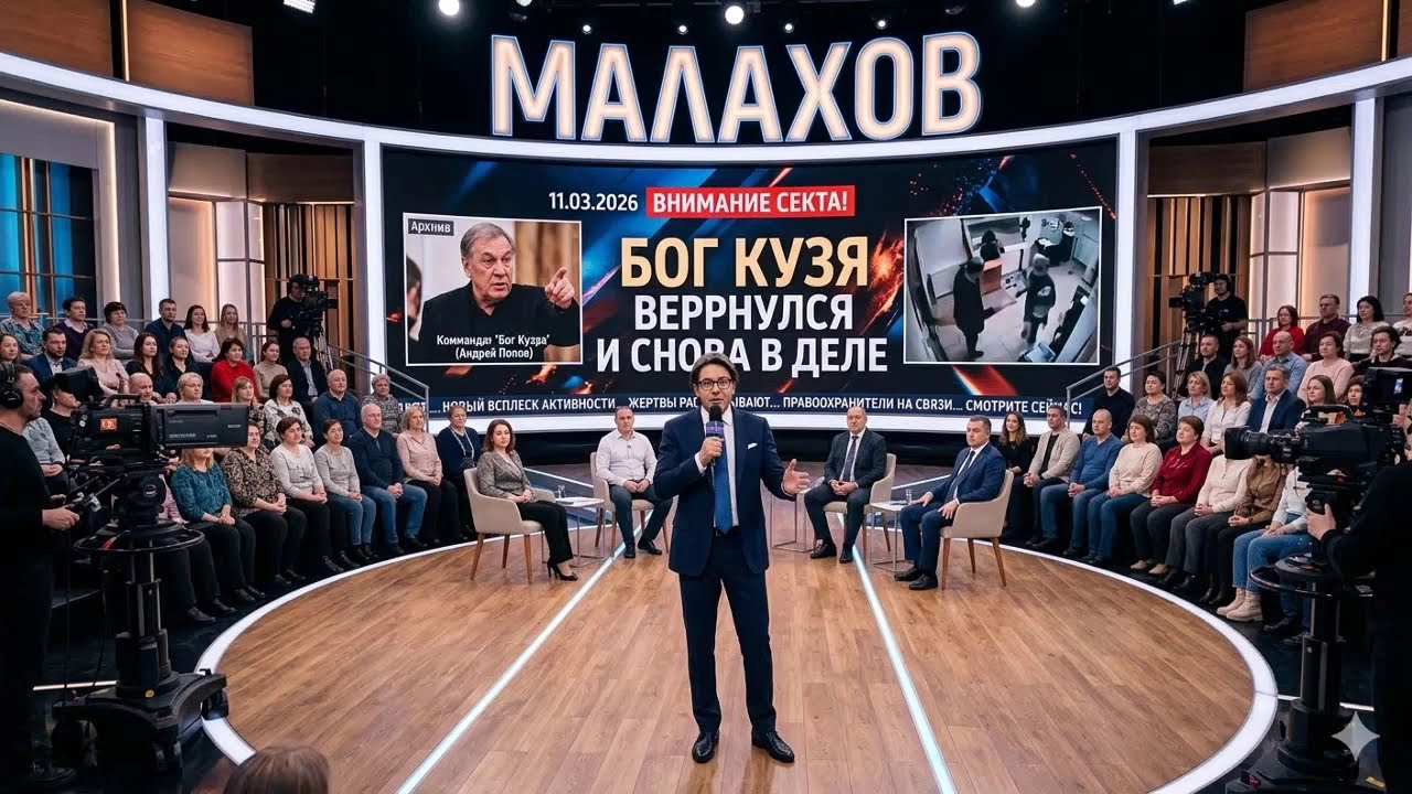 Малахов . От 11.03.2026 | Внимание секта! Бог Кузя вернулся и снова в деле #FULLHD1080