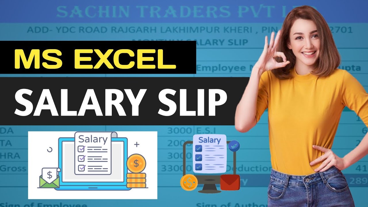 How To Create Salary Slip in Microsoft Excel | Payslip in Excel