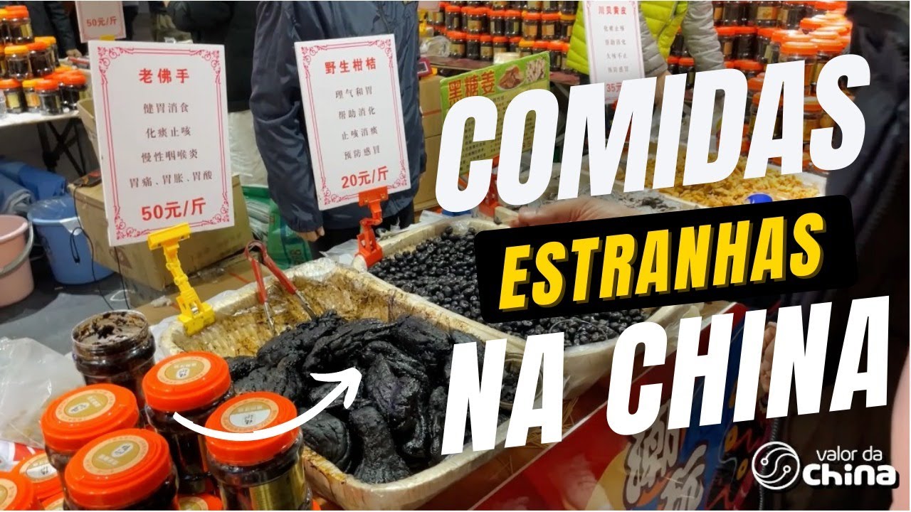 🥘 [GUANGZHOU - CANTÃO] 😋 COMIDAS ESTRANHAS NA RUA MAIS MOVIMENTADA DA CHINA! BEIJING LU!