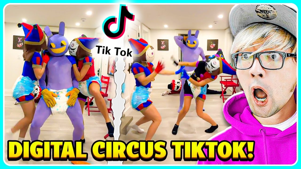 BANG CUPU REAKSI VIDEO LUCU TIKTOK!! BAYI POMNI DAN JAX DIDUNIA NYATA