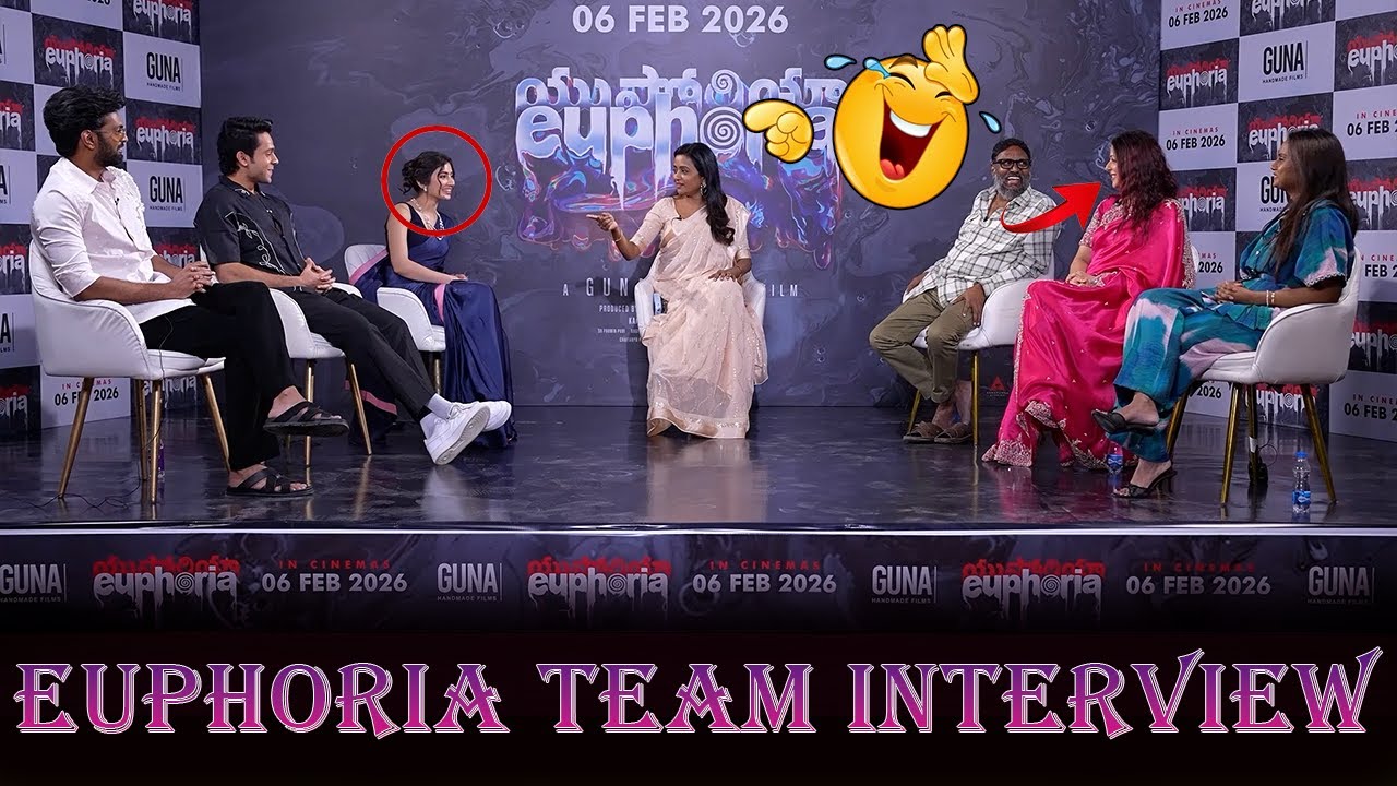 Euphoria Movie Team Interview with Anchor Suma | Gunasekhar | Bhumika Chawla | FRIDAY TALKS
