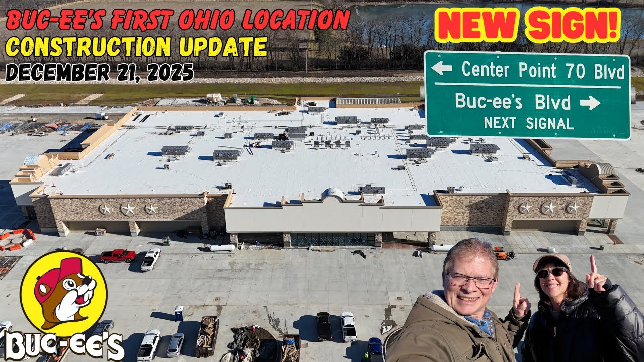 New Road Signs Installed! 🚧 | Buc-ee’s Blvd Revealed + Wawa Opens Nearby | Ohio’s First Buc-ee’s