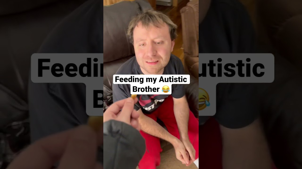 Feeding my Autistic Brother 😂 #autism #autismawareness #autismfamily #autistic #autisticchild
