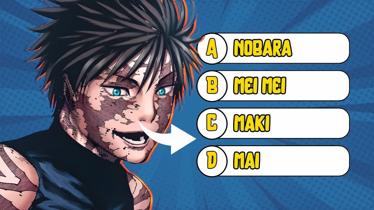 JUJUTSU KAISEN QUIZ 🔥 50 CHARACTERS