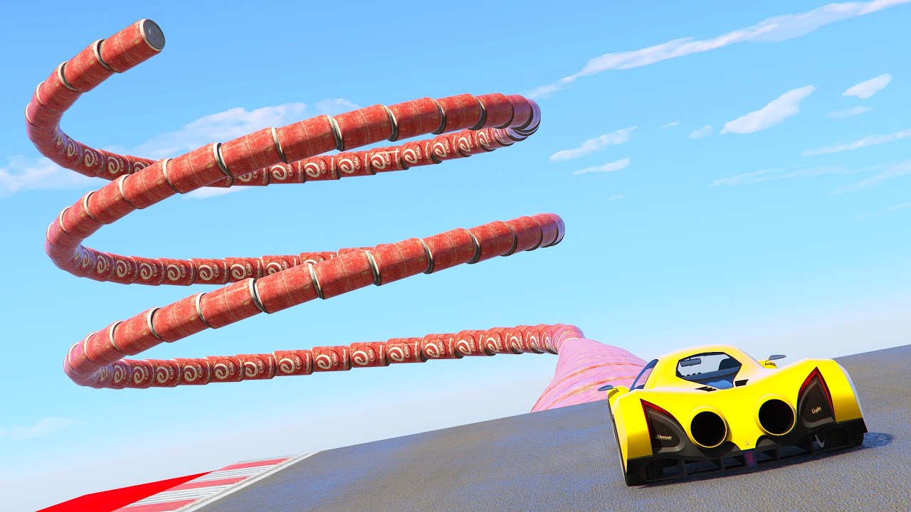 Craziest Cans rollercoaster Ever - GTA 5 Online