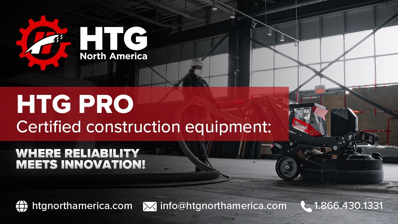 HTG PRO certified construction equipment: where reliability meets innovation!