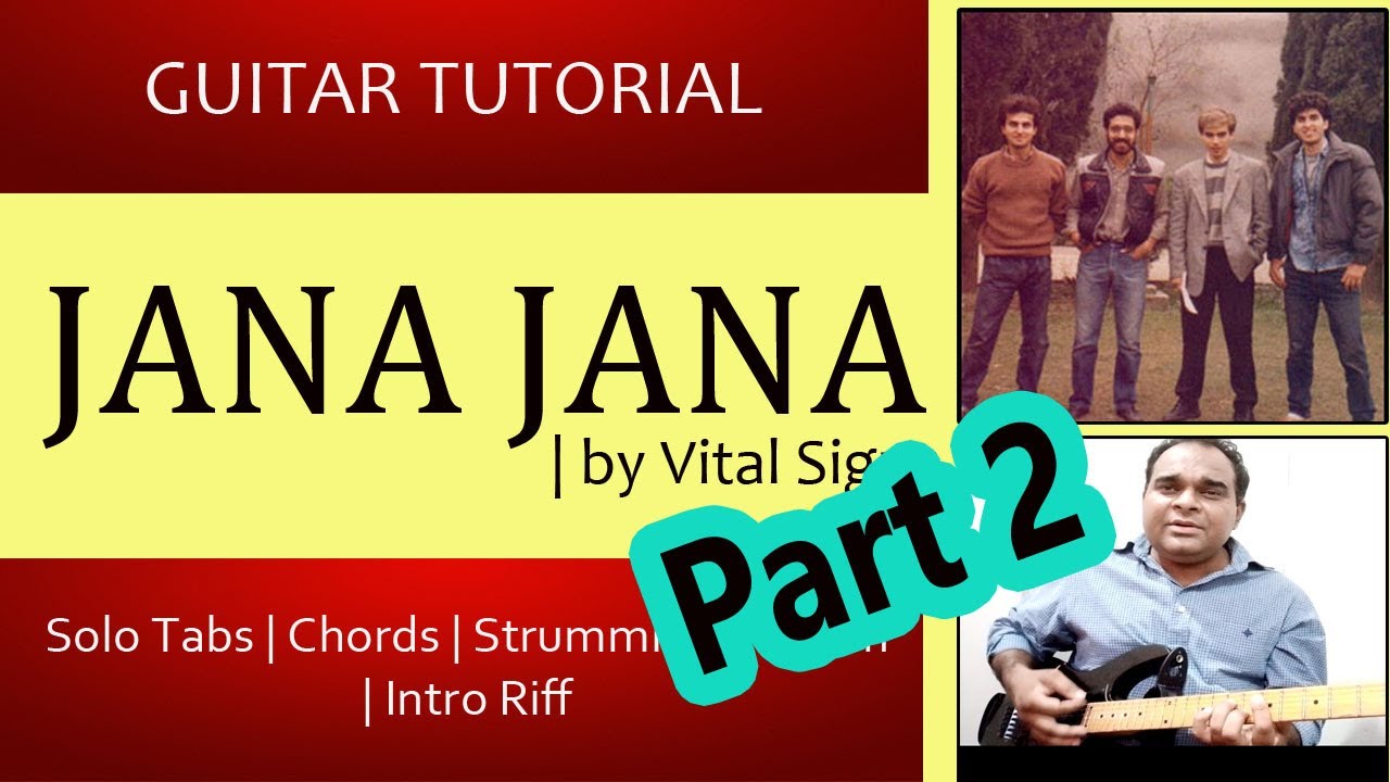 Part 2 | Jana Jana | Vital Signs | Guitar Tutorial