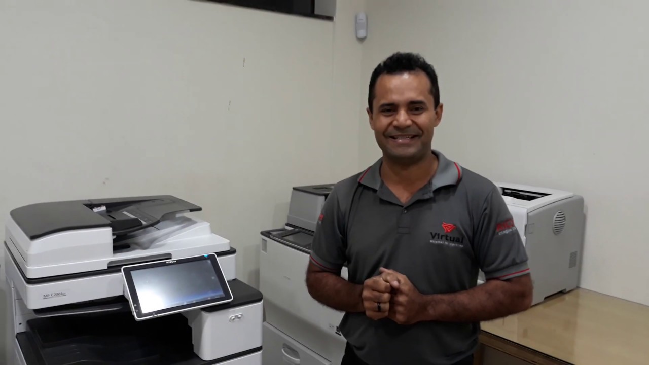 Reset da Senha do administrador - Ricoh