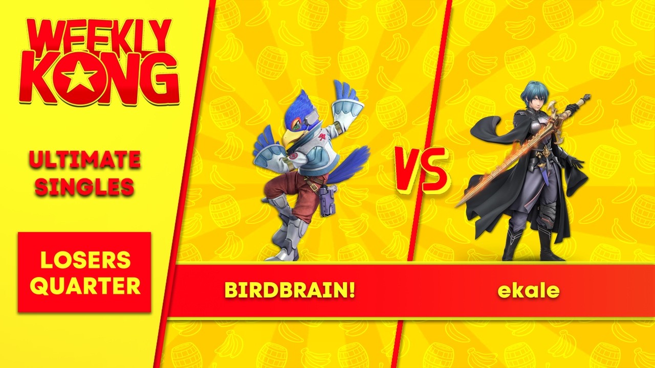KONG#9 - Losers Quarter-Final - BIRDBRAIN! (Falco) VS ekale (Byleth, Wario)