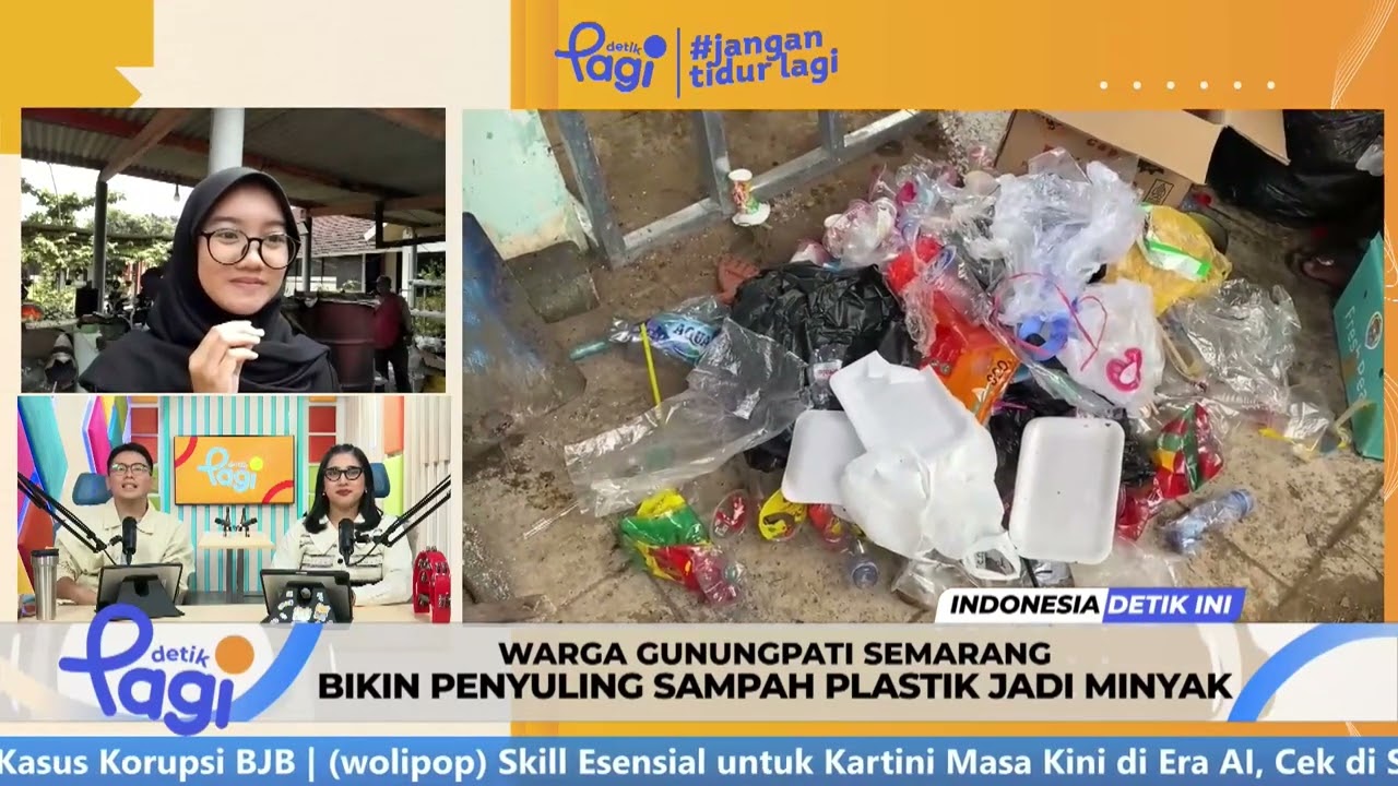 Warga Gunungpati Semarang Bikin Penyuling Sampah Plastik Jadi Minyak