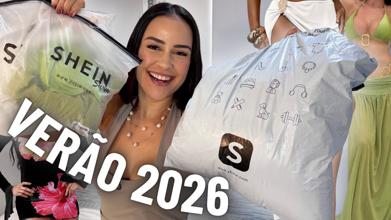 Roupas de PRAIA que comprei na Shein para usar no verão 2026!