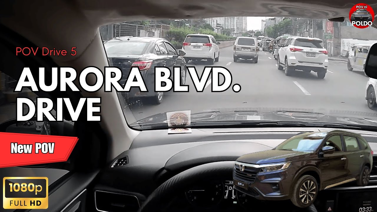 POV Drive | Antipolo to Cubao (Via Aurora Blvd.) using Honda BR-V 2025