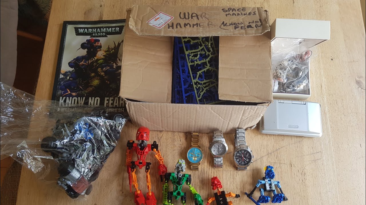 Todays carboot sale buys (warhammer, watches and more)