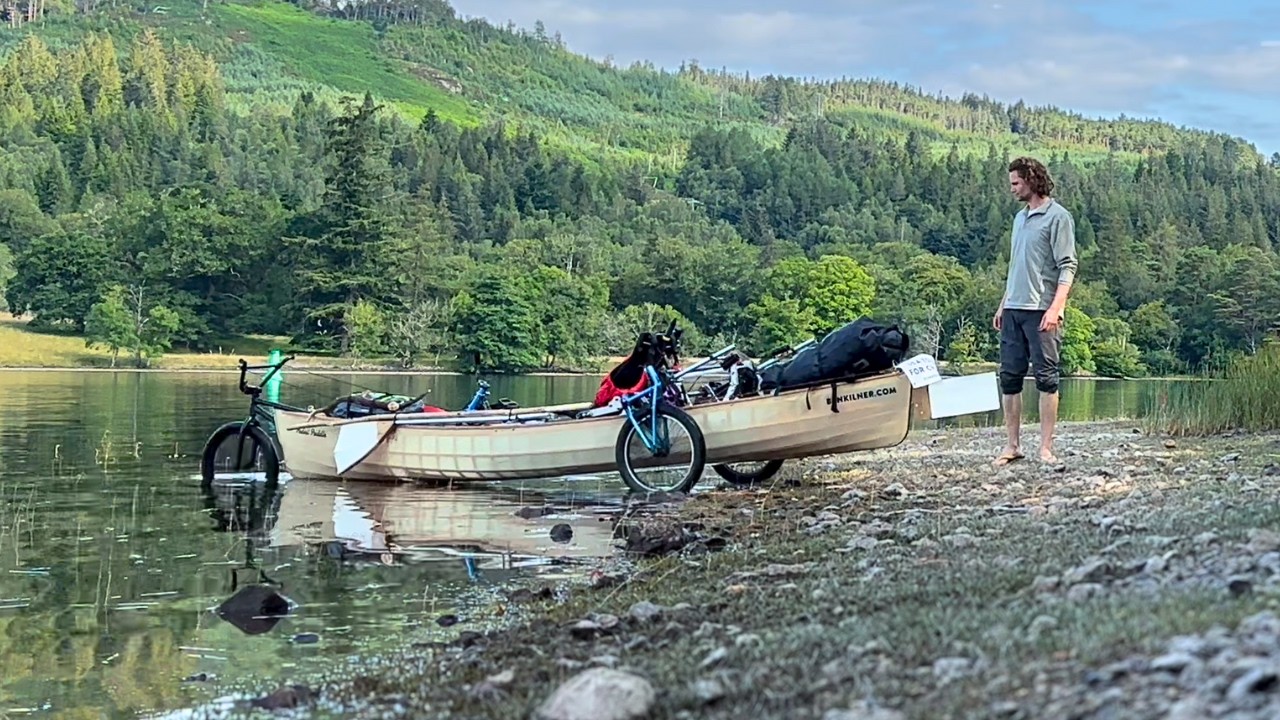 Amphibious Canoe Across Scotland || Solo Wild Camping
