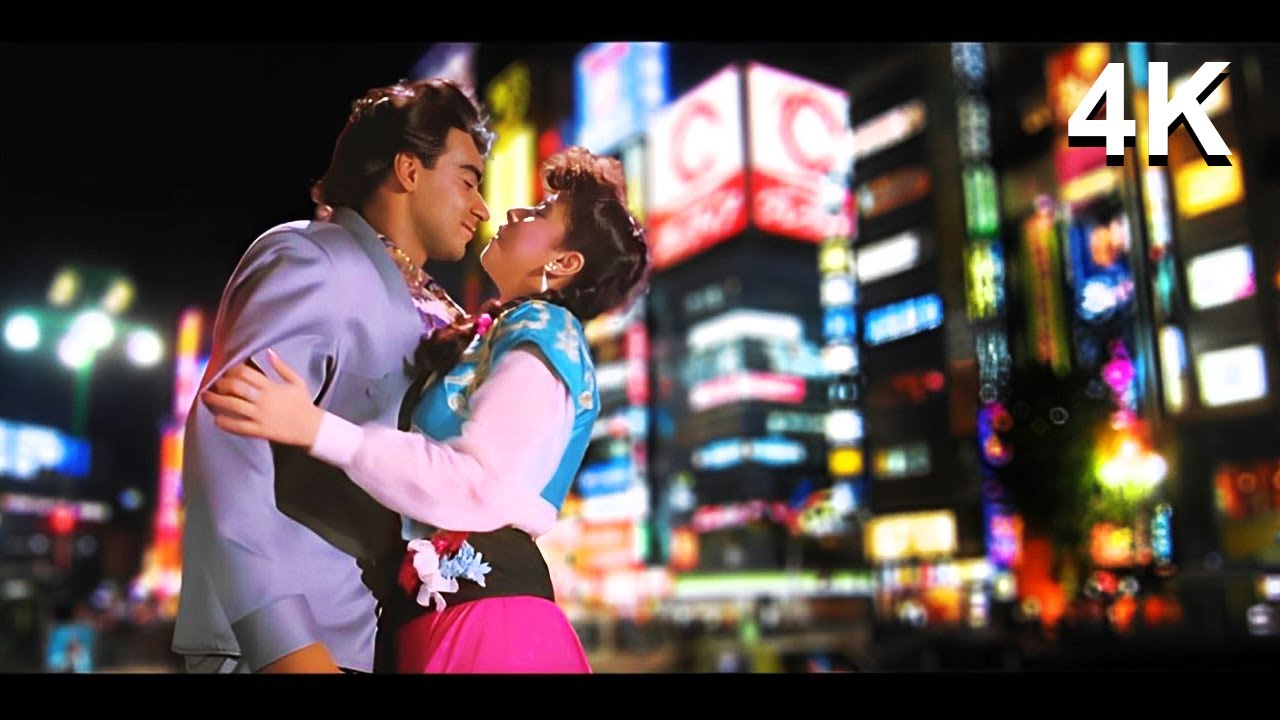 4K VIDEO | Main Bani Hoon Sirf Tere Liye | Kanoon 4K Movie Song | Urmila & Ajay Devgan | Lata Ji