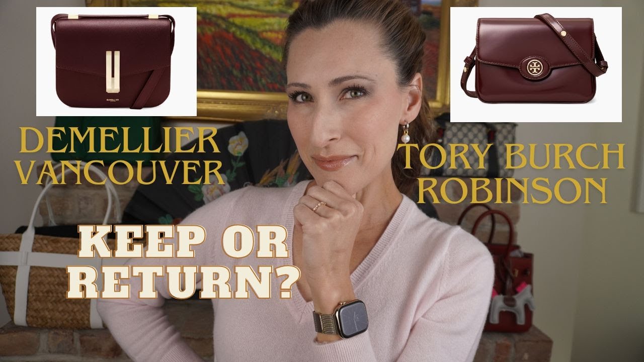 DeMellier Vancouver Saddle Bag or Tory Burch Robinson Shoulder Bag? Overview & First Impressions