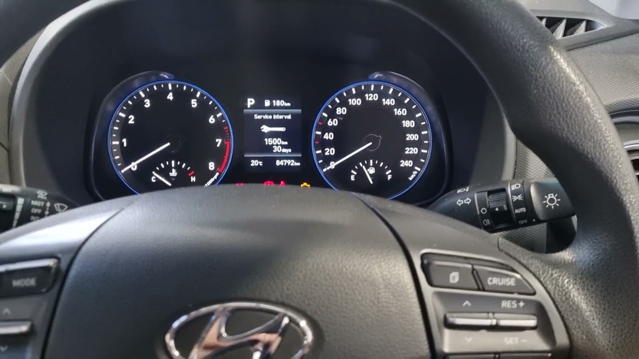 Hyundai Kona Service Interval Reset; How To; Quick & Easy!