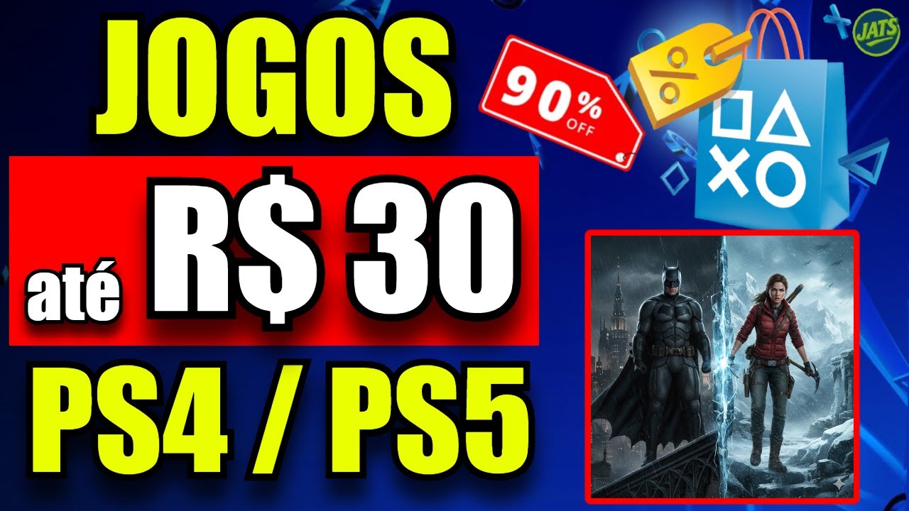 MEGA PROMO&Ccedil;&Atilde;O PLAYSTATION 2025 !! JOGOS BARATOS AT&Eacute; 30 REAIS NA PS STORE !!!