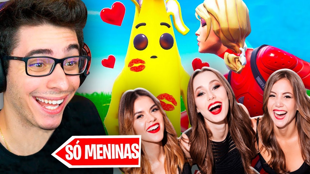 INVADI UM SQUAD S&Oacute; DE MENINAS E ME APAIXONEI?? Fortnite: Battle Royale