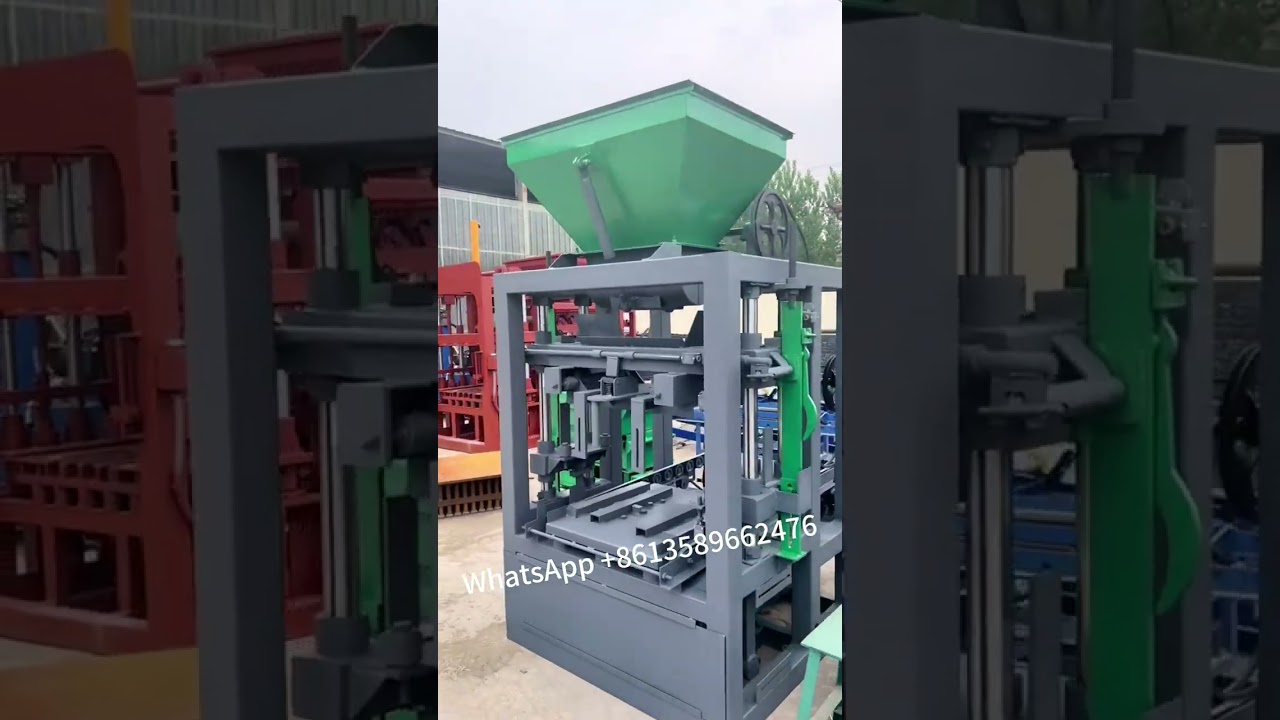 QT4-24 concrete  block moulding machine solid hollow block making machine for blocks and pavement