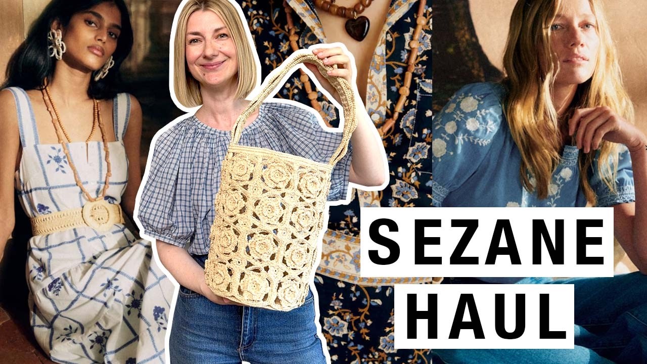 Sezane Try-On Haul - Marcia Bag, Rama Dress & Marru Blouse