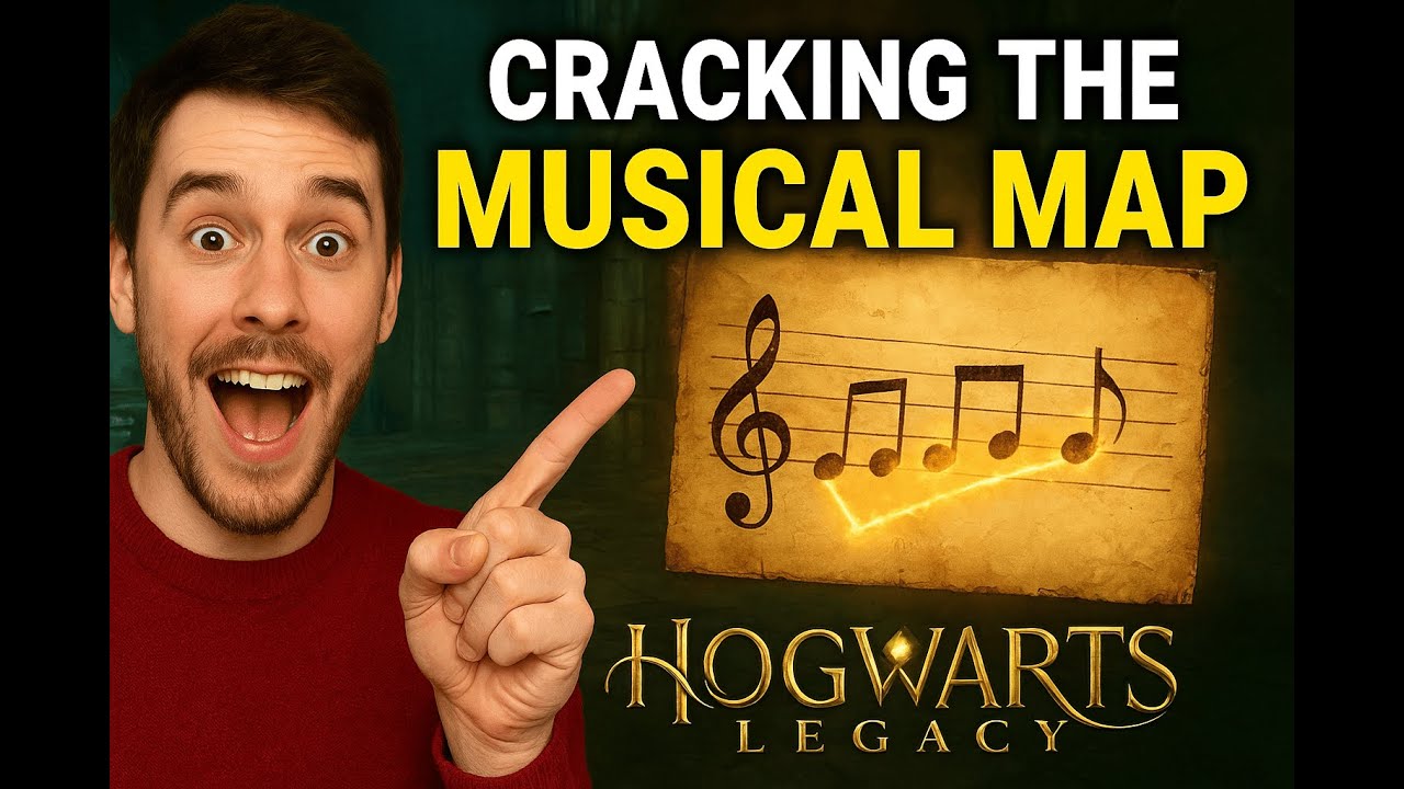 Hogwarts Legacy - Musical Map Treasure Location Guide 🎻✨ 