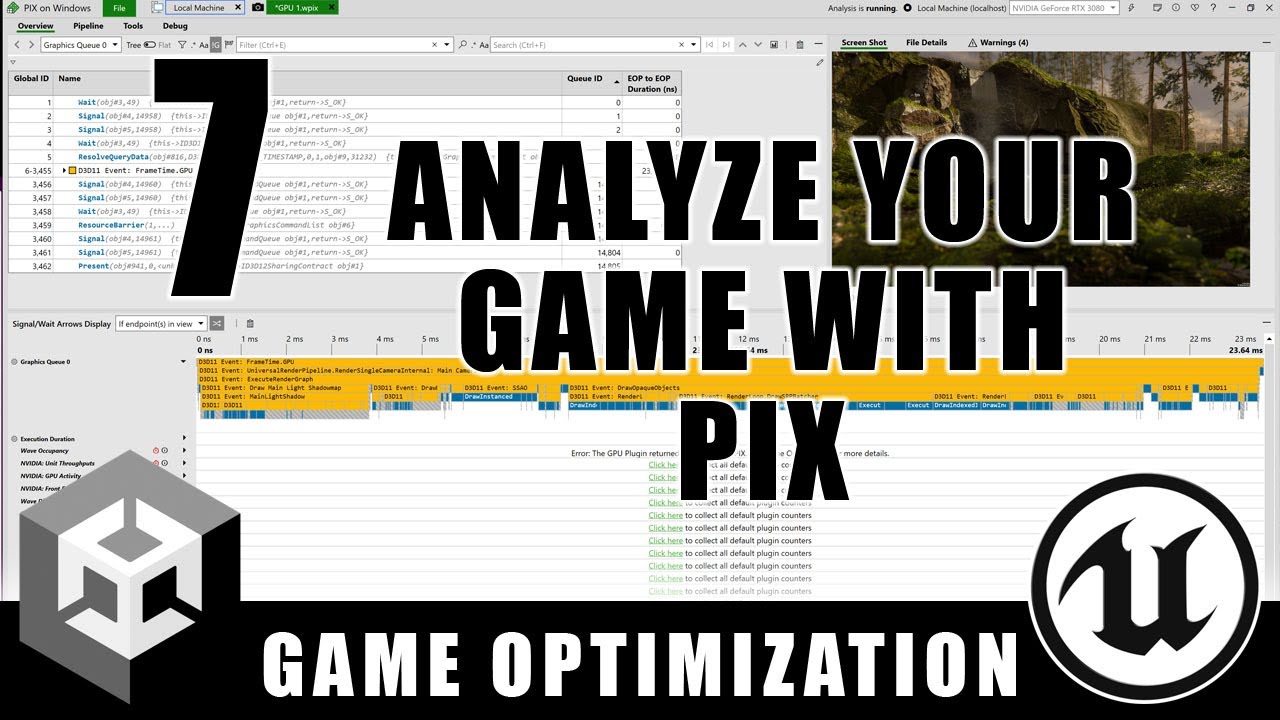 Analyze Your Game With PIX - Game Optimization - Episode 7