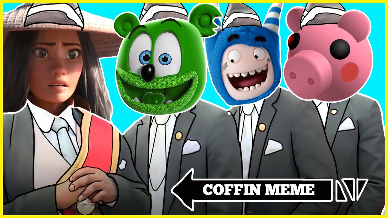 Рая и последний дракон, мармеладный мишка, Oddbods, Roblox Piggy - мем про Astronomia/Coffin Danc...