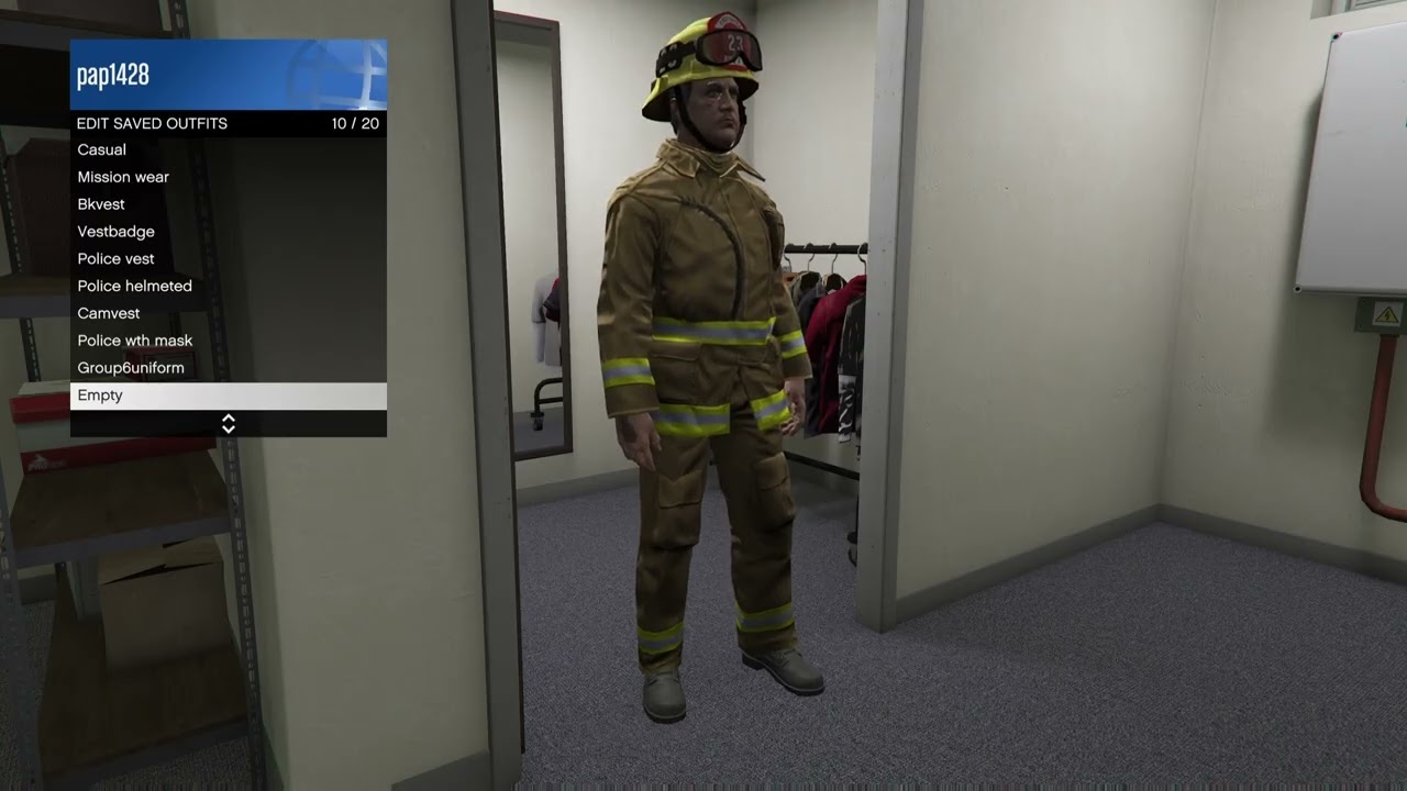 Cloths and uniforms you have after missions can be saved here is how to save them.