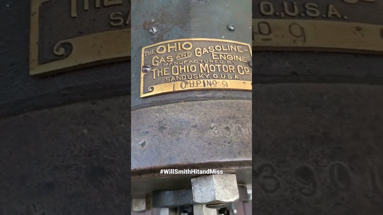Ohio 10 Hp Hit miss engine @ Rough & Tumble engineers 2022